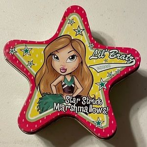 Rare Lil Bratz Cheer Star Struck Marshmallows Tin Container